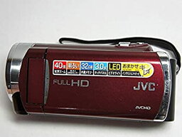 【中古】JVCKENWOOD JVC ビデオカメラ EVERIO GZ-E265 内蔵メモリー 32GB ルージュレッド GZ-E265-R