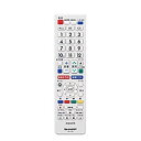【中古】シャープ SHARP テレビリモコン 0106380483(2)