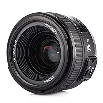 【中古】YONGNUO YN35mm F2N 単焦点レンズ ニコン Fマウント フルサイズ対応 広角 標準レンズ