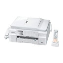 【中古】BROTHER A4インクジェットFAX複合機 PRIVIO デジタル子機1台/白モデル MFC-J980DN-W