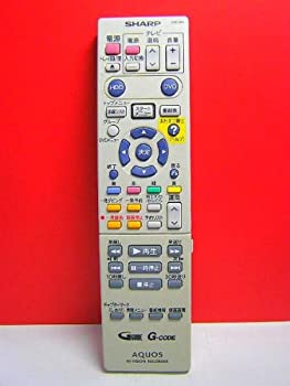 【中古】（非常に良い）シャープ HDD DVDリモコン GA512PA