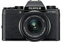 【中古】FUJIFILM ミラーレス一眼 X-T100レンズキット ブラック X-T100LK-B