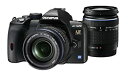 【中古】（非常に良い）OLYMPUS デジタル一眼レフカメラ E-520 ダブルズームキット E-520WKIT