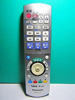 【中古】「非常に良い（無料延長保証）」パナソニック DVDリモコン EUR7658Y70