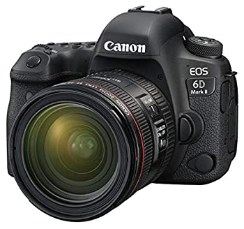 【中古】Canon キヤノン デジタル一眼レフカメラ EOS 6D Mark II レンズキット EF24-70 F4L IS USM付属 EOS6DMK2-2470ISLK-A