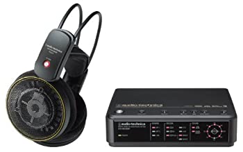 【中古】audio-technica オープン型サラウンドワイヤレスヘッドホンシステム ATH-DWL5500