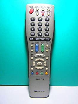 【中古】シャープ テレビリモコン GA661WJSA