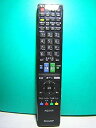 【中古】シャープ テレビリモコン GA912WJSA 蓋無