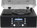 【中古】「非常に良い」TEAC CDレコーダー ターンテーブル/カセットプレーヤー付 LP-R550USB-B