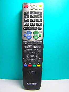 【中古】「非常に良い」シャープ テレビリモコン GB031WJSA