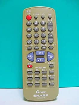 【中古】「非常に良い」シャープ ビデオリモコン G1548SA