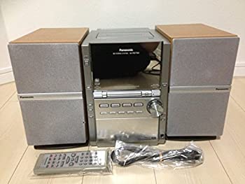【中古】Panasonic パナソニック SC-PM77MD-S シルバー MDステレオシステム (MD/CD/カセットコンポ) (本体SA-PM77MDとスピ...