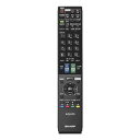 【中古】「非常に良い」シャープ 液晶テレビ用リモコン RRMCGA912WJSA(0106380333)(2)