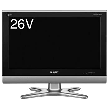 【中古】シャープ 26V型 液晶 テレビ AQUOS LC-26E5-B ハイビジョン 2008年モデル