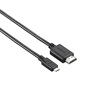 【中古】エレコム MHLケーブル 3.0 (HDMI to microB) 2A超急速充電 TVリモコン対応 3m ブラック DH-MHL3C30BK