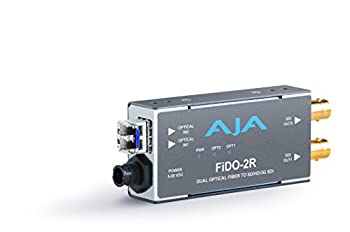 【中古】「非常に良い」Aja fido-2rデュアルチャネルファイバーto SDIコンバータ