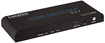 【中古】Monoprice Blackbird 4?K Pro 3?x 1?HDMIスイッチHDCP対応2.2サポート 2.2 x 6 x 8.6