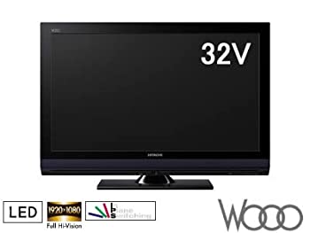 【中古】日立 Wooo L32-XP07 32V型地上 BS 110度CSデジタルハイビジョンLED液晶テレビ（320GB HDD内蔵＋iVDRスロット 録画機能付）