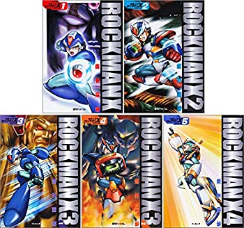 【中古】（非常に良い）ロックマンX コミック 全5巻完結セット (fukkan.com—コミック・ロックマンXシリーズ)