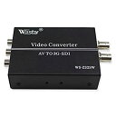 【中古】Wiistar AV CVBS から 3G-SDI オーディオ ビデオ コンバーター コンポジットから SDI コンバーター CRT HDTV から カメラへの1080P対応
