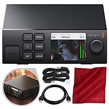 【中古】Blackmagic Design UltraStudio HD Mini Thunderbolt用 ケーブルとマイクロファイバークロス付き