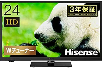 【中古】ハイセンス Hisense 24V型 液晶テレビ -外付けHDD録画対応(裏番組録画)/メーカー3年保証- 24A50
