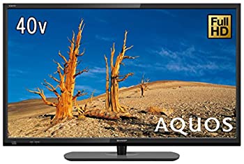 【中古】（非常に良い）シャープ 40V型 液晶 テレビ AQUOS LC-40S5 フルハイビジョン 外付HDD対応(裏番組録画) 2画面表示 2017年モデル