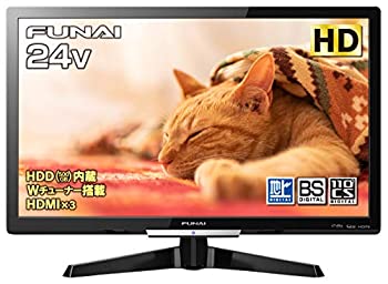 【中古】フナイ 24V型 液晶テレビ ハイビジョン ダブルチューナー 500GB HDD内蔵(裏番組録画対応) FL-24H2010 地上・BS・110度CSデジタル 【中古】フナイ 24V型 液晶テレビ ハイビジョン ダブルチューナー 500GB HDD内蔵(裏番組録画対応) FL-24H2010 地上・BS・110度CSデジタル