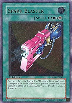 【中古】「ほぼ新品」Yu-Gi-Oh! - Spark Blaster (CRV-EN047) - Cybernetic Revolution - Unlimited Edition - Ultimate Rare