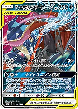 【中古】（非常に良い）ポケモンカードゲーム SM9a 025/055 ゲッコウガ＆ゾロアークGX 悪 (RR ダブルレア) 強化拡張パック ナイトユニゾン