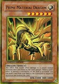 【中古】M02 GLD2-1185 遊戯王 英語版 GLD2-EN032 Prime Material Dragon マテリアルドラゴン (ゴールドレア) Limited Edition