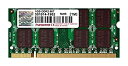 【中古】Transcend ノートPC用 PC2-5300(DDR2-667) 1GB 200pin SO-DIMM TS128MSQ64V6J