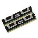 【中古】「非常に良い」Kingston 4GB 667MHz DDR2 ECC Fully Buffered CL5 DIMM (Kit of 2) Dual Rank x8 KVR667D2D8F5K2/4G(2)