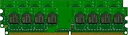 【中古】PC2-6400 DDR2-800 2GB*2本=4GB デスクトップ用 DDR2メモリ Mushkin(2)