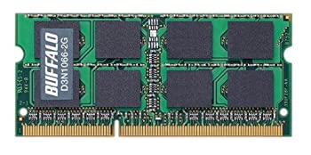 【中古】BUFFALO D3N1066-2G PC3-8500 204Pin DDR3 2GB