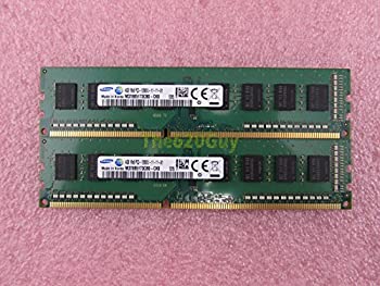 【中古】SAMSUNG PC3-12800U (DDR3-1600) 4GB x 2枚組 合計8GB 240ピン DIMM デスクトップパソコン用メモリ 動作保証品