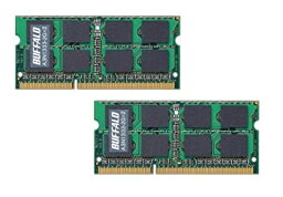 【中古】BUFFALO PC3-10600(DDR3-1333)対応 204Pin用 DDR3 SDRAM S.O.DIMM 2枚組 for Mac A3N1333-2GX2
