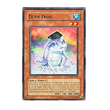 【中古】遊戯王 英語版 CRMS-EN028 Dupe Frog 魔知ガエル (ノーマル) 1st Edition