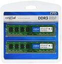 yÁziɗǂjCFD̔ fXNgbvPCp PC3L-12800(DDR3L-1600) 8GB(4GB~2) / 240Pin / 1.35V/1.5VΉ ۏ / Crucial by Micron / W3U160