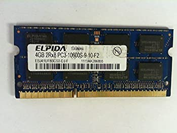 【中古】ELPIDA EBJ41UF8BCS0-DJ-F 4GB NOTEBOOK SODIMM DDR3 PC10600(1333) UNBUF 1.5v 2RX8 204P 512MX64 256mX8 並行輸入品
