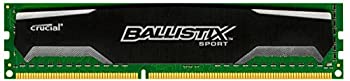 楽天オマツリライフ別館【中古】（非常に良い）Crucial Ballistix Sport 8GB Single DDR3 1600 MT/s （PC3-12800） CL9 @1.5V UDIMM 240-Pin Memory BLS8G3D1609DS1S00 [並行輸入品]