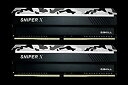 【中古】G.Skill SniperX F4-3600C19D-16GSXWB (DDR4-3600 8GB×2)