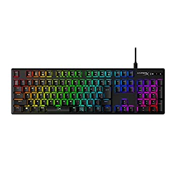 【中古】（非常に良い）【日本語配列】 HyperX Alloy Origins RGB メカニカルゲーミングキーボード HyperXスイッチ ゲーマー向け 2年保証 HX-KB6RDX-JP