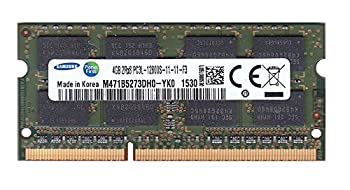 【中古】サムスン純正 PC3L-12800(DDR3-1600) SO-DIMM 4GB ノートPC用メモリ DDR3L mac対応メモリンゴオリジナルモデル （電圧1.35V & 1.5V 両対応)