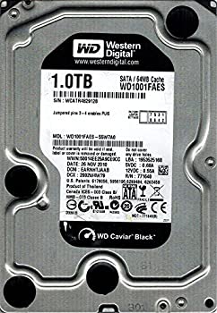 【中古】(非常に良い）Western Digital wd1001faes-55?W7?a0?1tb DCM : earnhtjaab【メーカー名】Western Digital【メーカー型番】【ブランド名】ウエスタンデジタル(Western Digital)【商品説明】 こちらの商品は中古品となっております。 画像はイメージ写真ですので 商品のコンディション・付属品の有無については入荷の度異なります。 買取時より付属していたものはお付けしておりますが付属品や消耗品に保証はございません。 商品ページ画像以外の付属品はございませんのでご了承下さいませ。 中古品のため使用に影響ない程度の使用感・経年劣化（傷、汚れなど）がある場合がございます。 また、中古品の特性上ギフトには適しておりません。 製品に関する詳細や設定方法は メーカーへ直接お問い合わせいただきますようお願い致します。 当店では初期不良に限り 商品到着から7日間は返品を受付けております。 他モールとの併売品の為 完売の際はご連絡致しますのでご了承ください。 プリンター・印刷機器のご注意点 インクは配送中のインク漏れ防止の為、付属しておりませんのでご了承下さい。 ドライバー等ソフトウェア・マニュアルはメーカーサイトより最新版のダウンロードをお願い致します。 ゲームソフトのご注意点 特典・付属品・パッケージ・プロダクトコード・ダウンロードコード等は 付属していない場合がございますので事前にお問合せ下さい。 商品名に「輸入版 / 海外版 / IMPORT 」と記載されている海外版ゲームソフトの一部は日本版のゲーム機では動作しません。 お持ちのゲーム機のバージョンをあらかじめご参照のうえ動作の有無をご確認ください。 輸入版ゲームについてはメーカーサポートの対象外です。 DVD・Blu-rayのご注意点 特典・付属品・パッケージ・プロダクトコード・ダウンロードコード等は 付属していない場合がございますので事前にお問合せ下さい。 商品名に「輸入版 / 海外版 / IMPORT 」と記載されている海外版DVD・Blu-rayにつきましては 映像方式の違いの為、一般的な国内向けプレイヤーにて再生できません。 ご覧になる際はディスクの「リージョンコード」と「映像方式※DVDのみ」に再生機器側が対応している必要があります。 パソコンでは映像方式は関係ないため、リージョンコードさえ合致していれば映像方式を気にすることなく視聴可能です。 商品名に「レンタル落ち 」と記載されている商品につきましてはディスクやジャケットに管理シール（値札・セキュリティータグ・バーコード等含みます）が貼付されています。 ディスクの再生に支障の無い程度の傷やジャケットに傷み（色褪せ・破れ・汚れ・濡れ痕等）が見られる場合がありますので予めご了承ください。 2巻セット以上のレンタル落ちDVD・Blu-rayにつきましては、複数枚収納可能なトールケースに同梱してお届け致します。 トレーディングカードのご注意点 当店での「良い」表記のトレーディングカードはプレイ用でございます。 中古買取り品の為、細かなキズ・白欠け・多少の使用感がございますのでご了承下さいませ。 再録などで型番が違う場合がございます。 違った場合でも事前連絡等は致しておりませんので、型番を気にされる方はご遠慮ください。 ご注文からお届けまで 1、ご注文⇒ご注文は24時間受け付けております。 2、注文確認⇒ご注文後、当店から注文確認メールを送信します。 3、お届けまで3-10営業日程度とお考え下さい。 　※海外在庫品の場合は3週間程度かかる場合がございます。 4、入金確認⇒前払い決済をご選択の場合、ご入金確認後、配送手配を致します。 5、出荷⇒配送準備が整い次第、出荷致します。発送後に出荷完了メールにてご連絡致します。 　※離島、北海道、九州、沖縄は遅れる場合がございます。予めご了承下さい。 当店ではすり替え防止のため、シリアルナンバーを控えております。 万が一、違法行為が発覚した場合は然るべき対応を行わせていただきます。 お客様都合によるご注文後のキャンセル・返品はお受けしておりませんのでご了承下さい。 電話対応は行っておりませんので、ご質問等はメッセージまたはメールにてお願い致します。