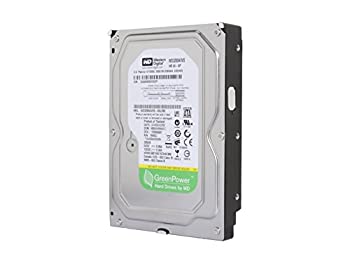 【中古】（非常に良い）WESTERNDIGITAL 3.5インチ 内蔵 HDD【安心の茶箱梱包】320GB Intelipower SATA300 8MB WD GREEN WD3200AVVS【メーカーリファブ】