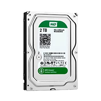 【中古】（非常に良い）WD Green 2 TB Desktop Hard Drive: 3.5 Inch SATA III 64 MB Cache (WD20EARX) (Old Model) [並行輸入品]