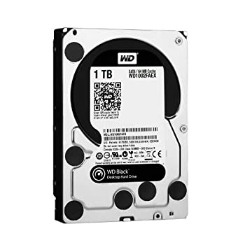 【中古】（非常に良い）Western Digital Caviar Black 1 TB SATA III 7200 RPM 64 MB Cache Internal Desktop 3.5