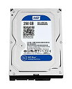 【中古】WD Blue 250GB Everyday PC Desktop Hard Drive: 3.5 Inch SATA 6 Gb/s 7200 RPM 16MB Cache (WD2500AAKX) (Old Model) [並行輸入品]