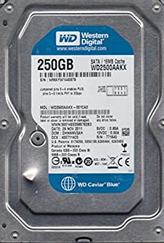 【中古】WD2500AAKX-001CA0 DCM DHNNNV2AH Western Digital 250GB SATA 3.5 Hard Drive [並行輸入品] 1